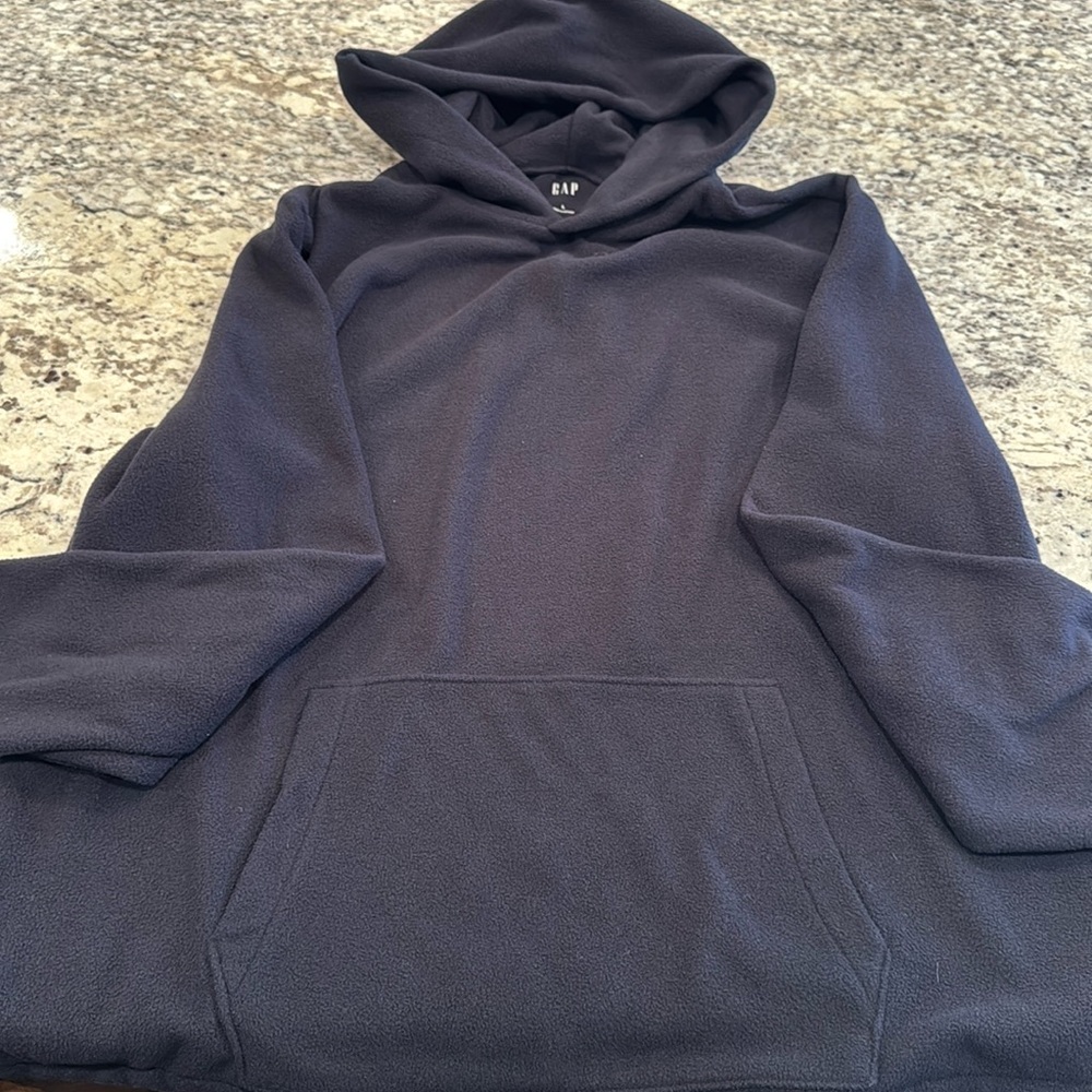 GAP Men’s Black Fleece Hoodie Large